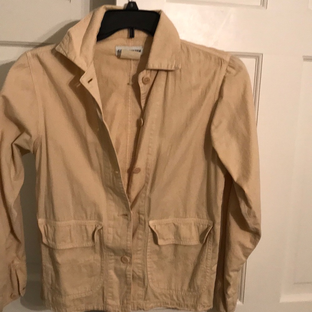 Light weight light mustard color jacket